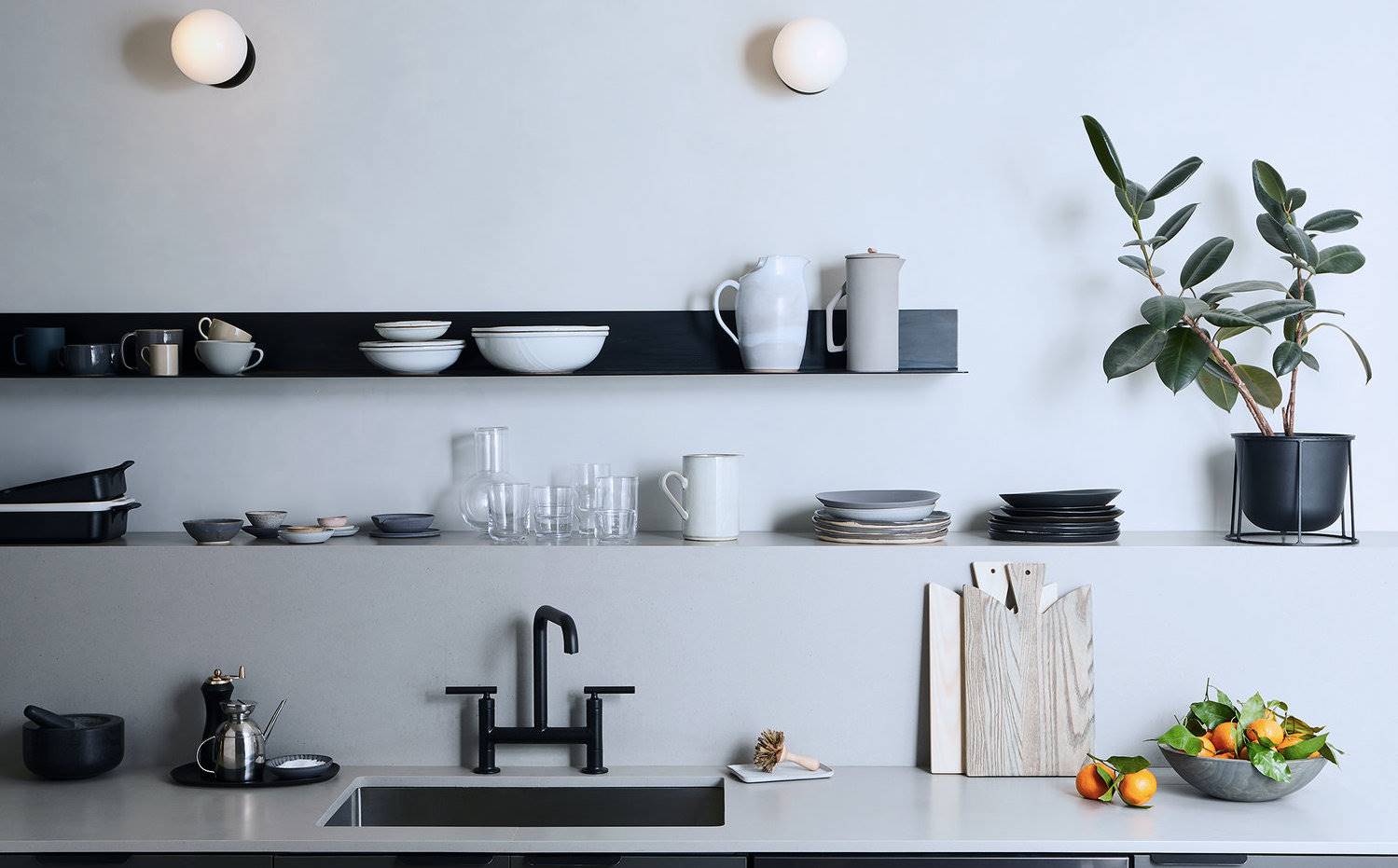 cocina la diseñadora de interiores Barbara Giacoman de Float Studio